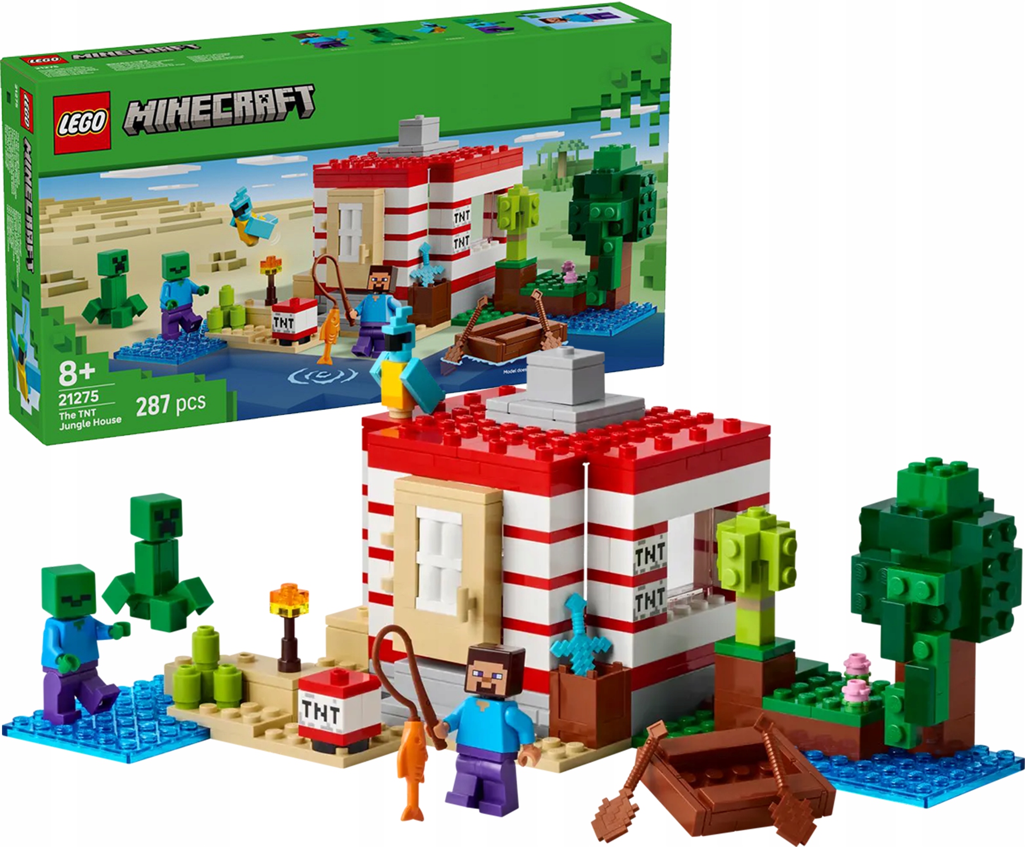 21275 Lego Minecraft Dům Tnt v džungli