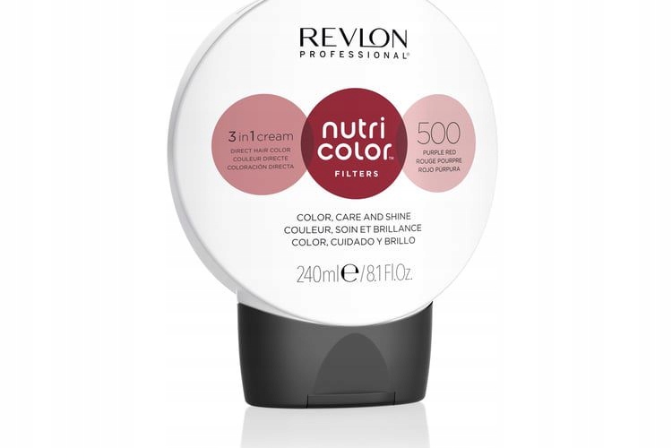 Revlon Nutri Color Filters Fashion 240 ML 500 Fialová Červená