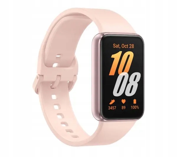 Смарт-годинник Samsung Galaxy Fit3 AMOLED Pink Gold з розумним браслетом