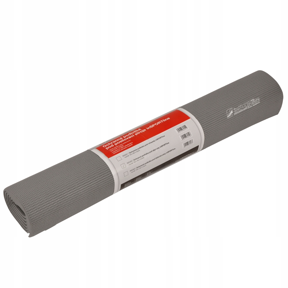

Mata pod sprzęt inSPORTline 120x80x0,6 cm Szara