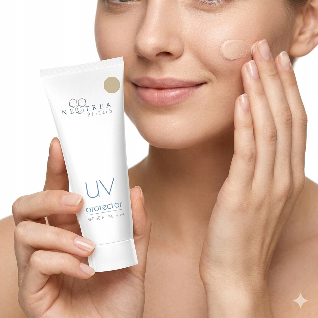 Neutrea Uv Protector Spf 50+ Pa++++ Ochranný barvicí krém Nude Sun