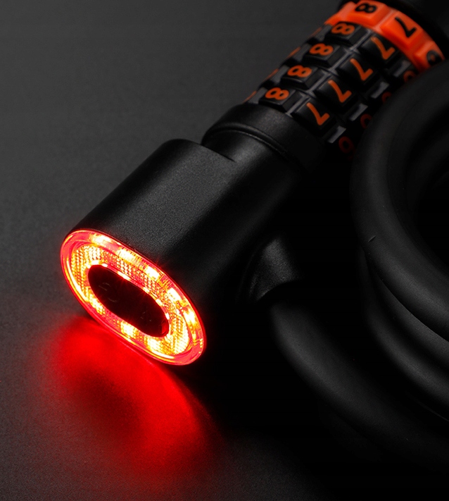 ZAMEK ZAPIĘCIE BLOKADA DO ROWERU + ŚWIATŁO TYLNE Lampka LED Uchwyt EAN (GTIN) 5904100216994