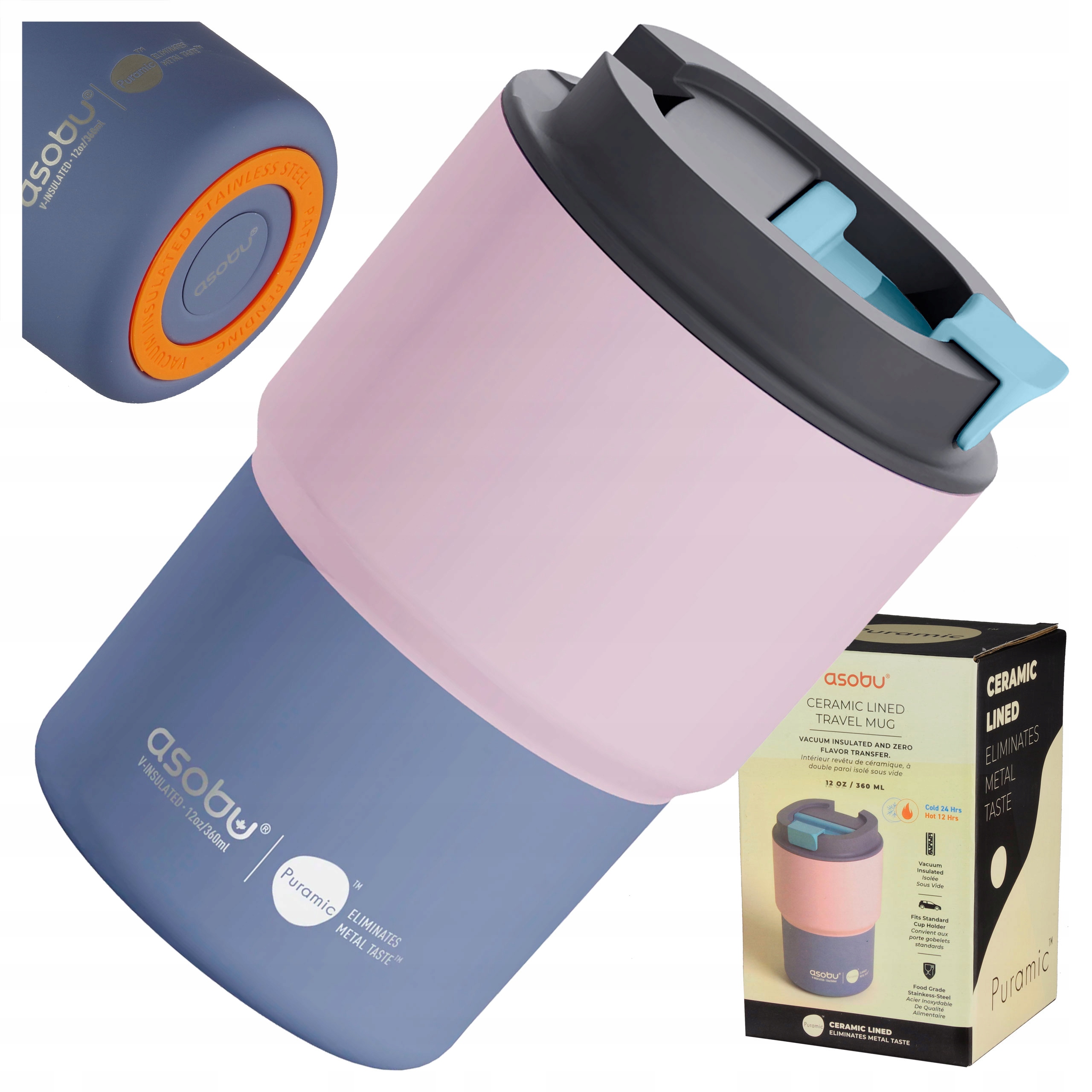 Termohrnek Asobu Coffee Express Do Auta, Do Školy Na Kávu 360 ml