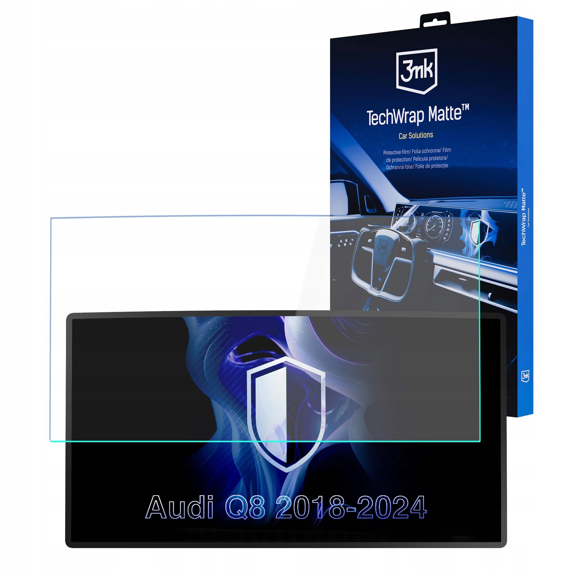 Fólie na displej navigace pro Audi Q8 2018-24 3mk TechWrap