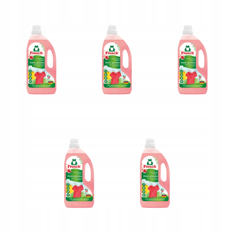 Frosch Granátové jablko gel na praní barev 1,5 l X5
