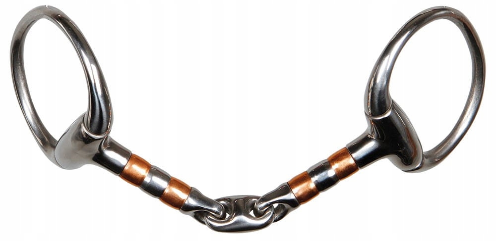 Harry's Horse wędzidło z rolkami podwójnie łamane 13mm 13,5cm