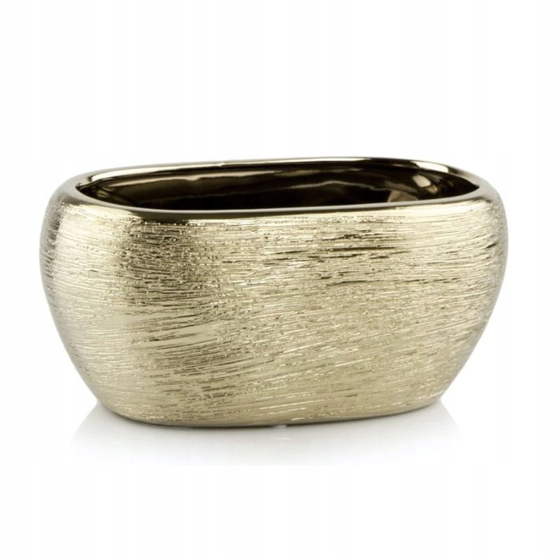 

Złota osłonka dwie doniczki Polnix Gold owalna