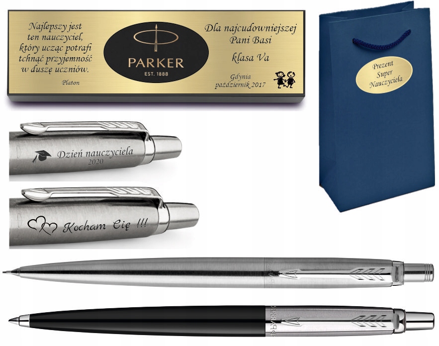 

Parker Jotter Zestaw długopis ołówek Grawer