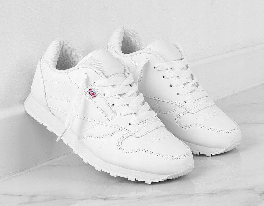 4603 BIAŁE SKÓRZANE SPORTOWE ADIDASY CLASSIC 37 Rozmiar UK 4