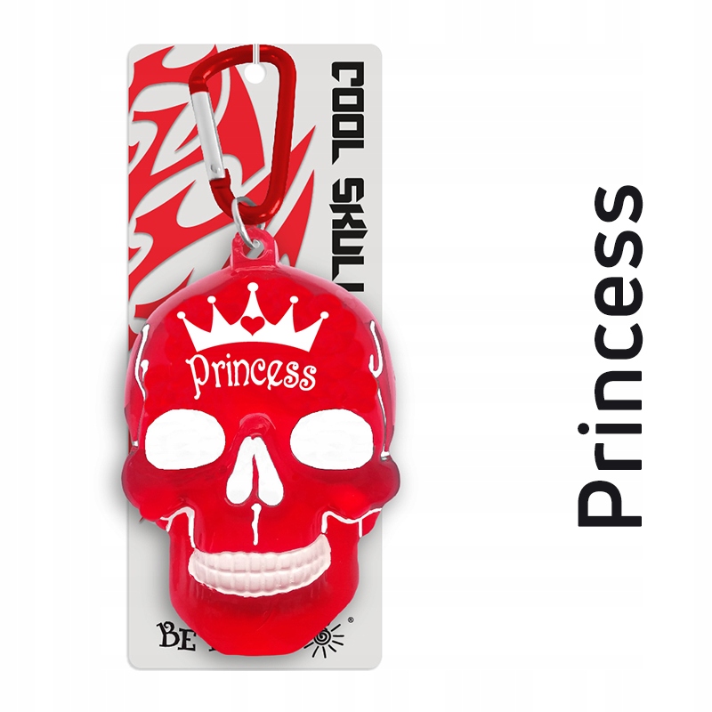 

Brelok do kluczy Princess, czerwony