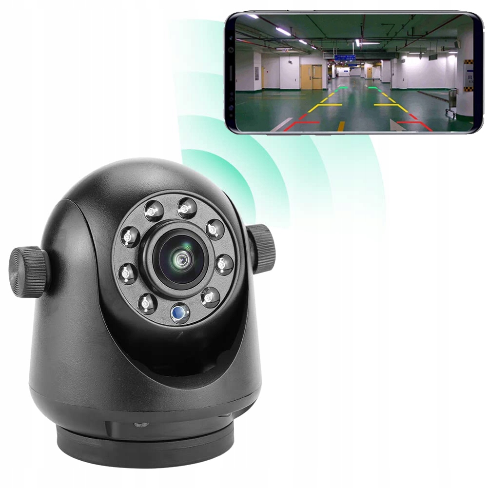 Magnetická Bezdrátová Couvací Kamera Wifi 720p Android iOS 170 Diody Ir