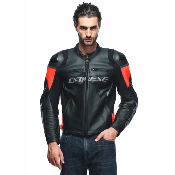 Kurtka motocyklowa Dainese Racing 4 czarno czerwona 52 Producent Dainese