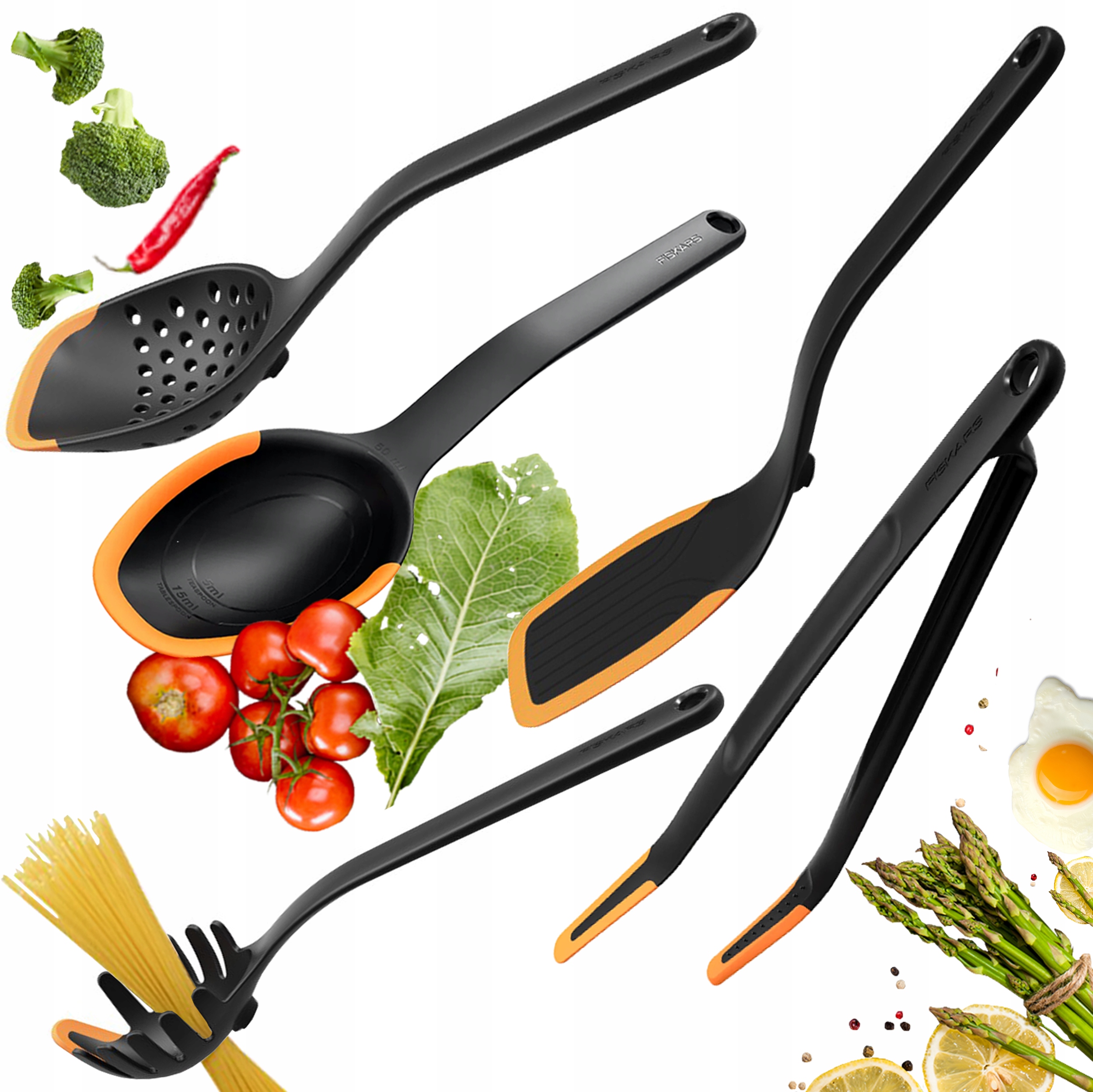 

Fiskars Zestaw 5 Akcesoria Przybory Kuchenne Ff
