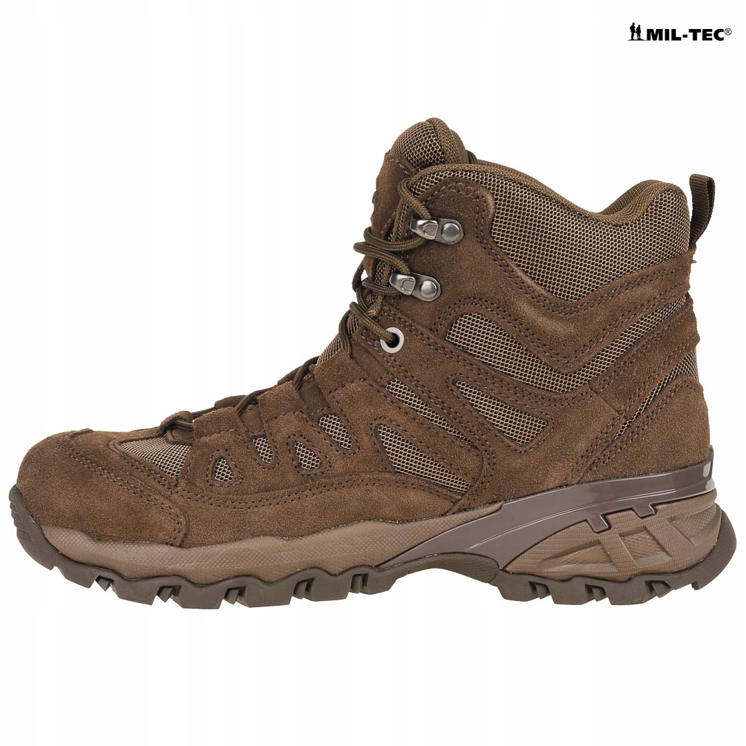 BUTY TAKTYCZNE BOJOWE SKÓRZANE SQUAD 5 Brązowe 43 Materiał wkładki inny