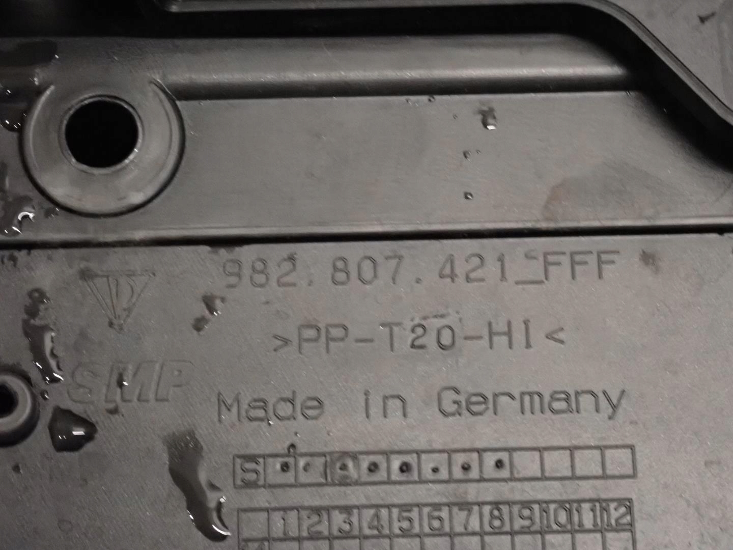 bumper rear part rear PORSCHE BOXSTER CAYMAN 718 2016- 982807421F