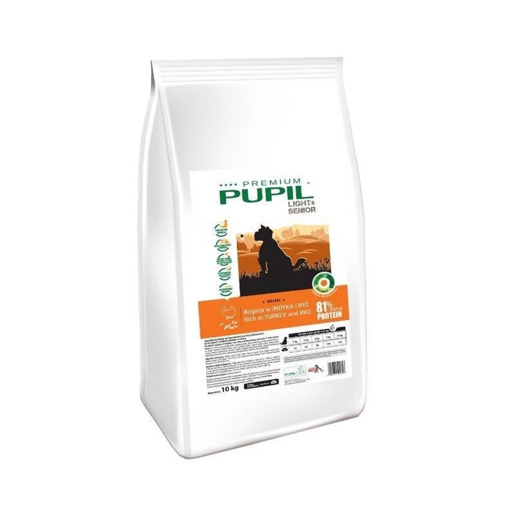 Pupil Premium Light&Senior Mini bogata w indyka i ryż 10 kg