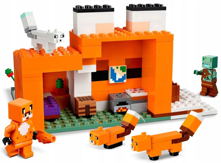 LEGO KLOCKI Siedlisko Lisów 21178 Minecraft Marka LEGO