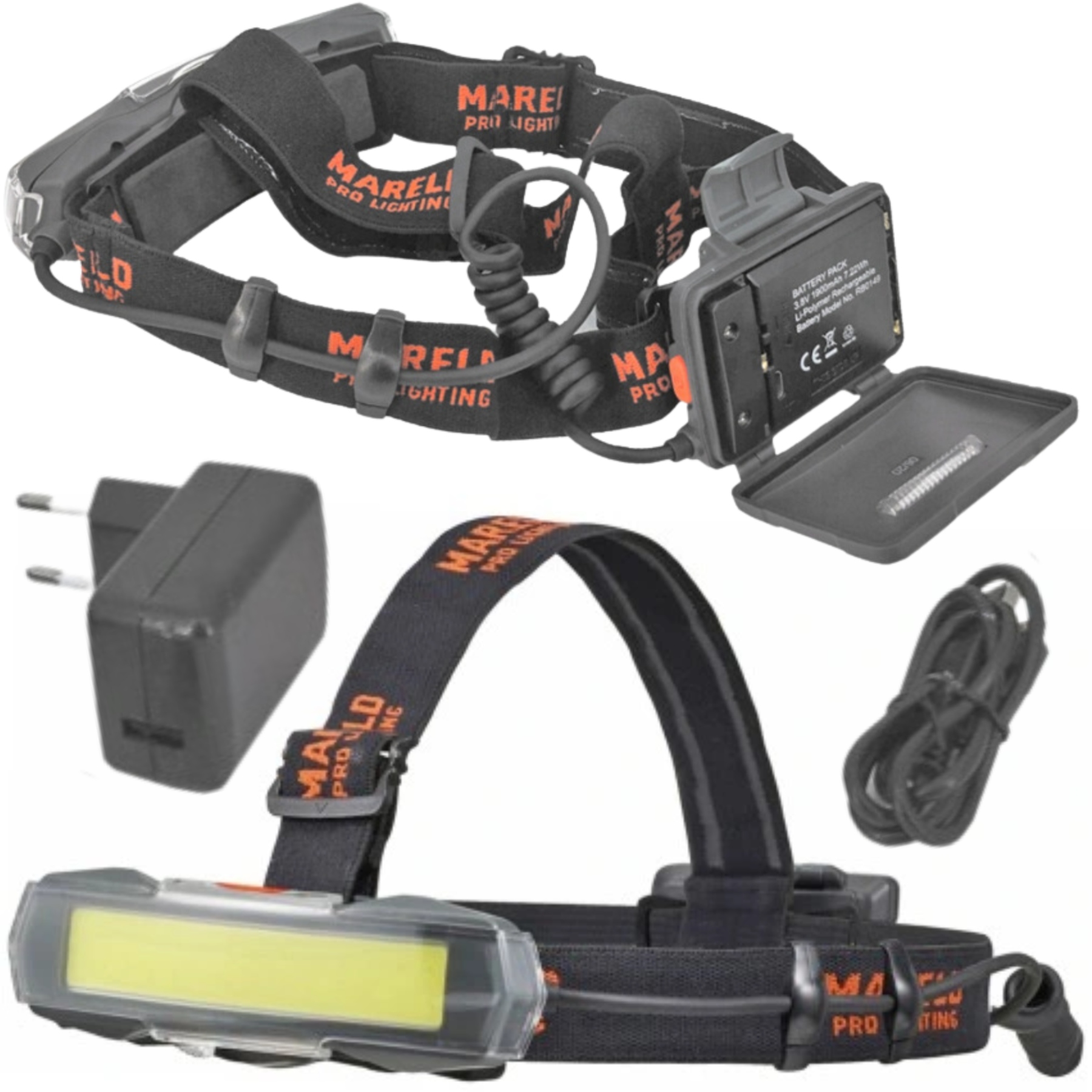 Latarka czołówkaLAMPA CZOŁOWA RA90 IP65 MARELD Gleam 600 RE 690000336