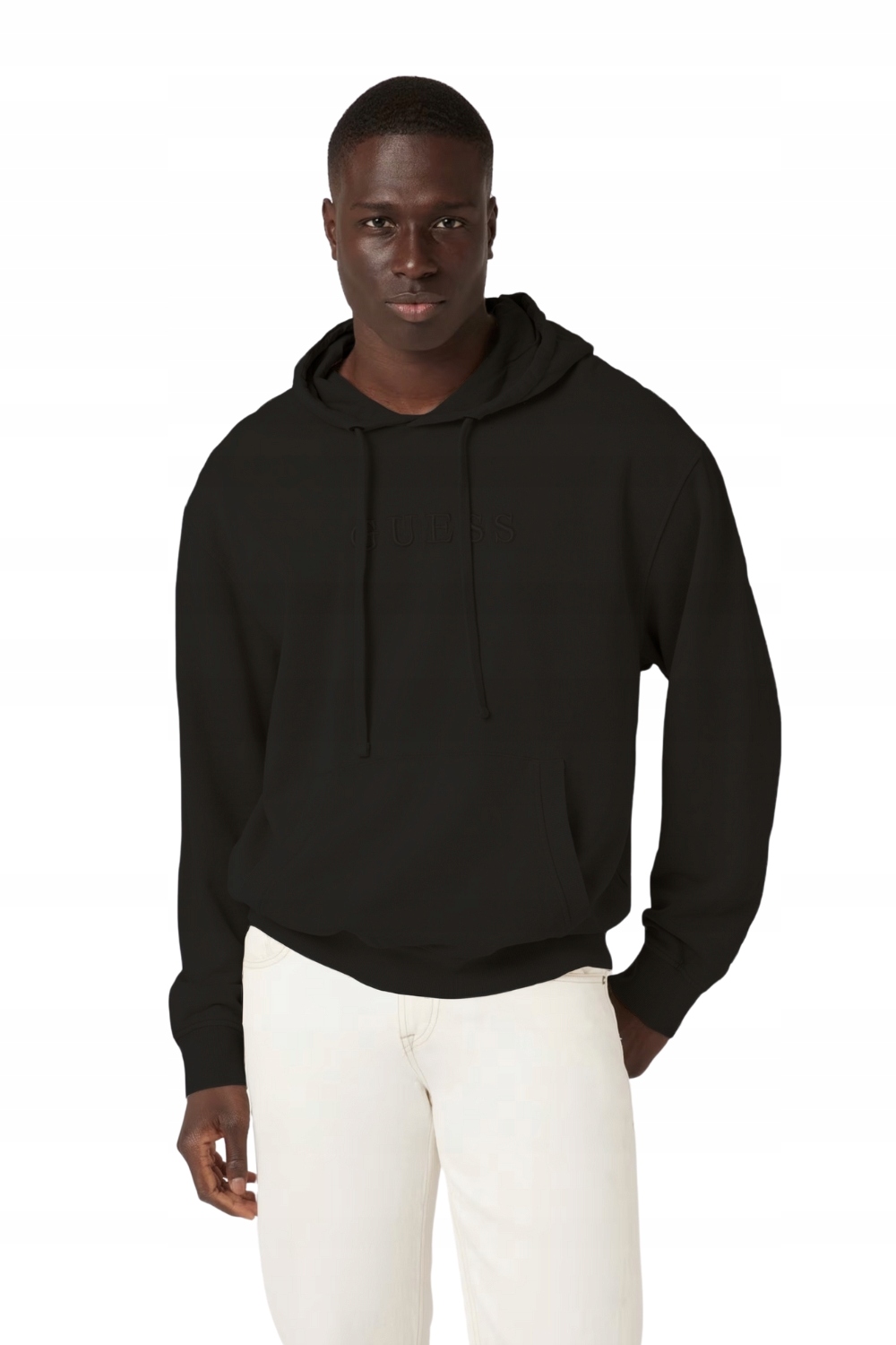 Guess Černá pánská mikina Finch Terry XL