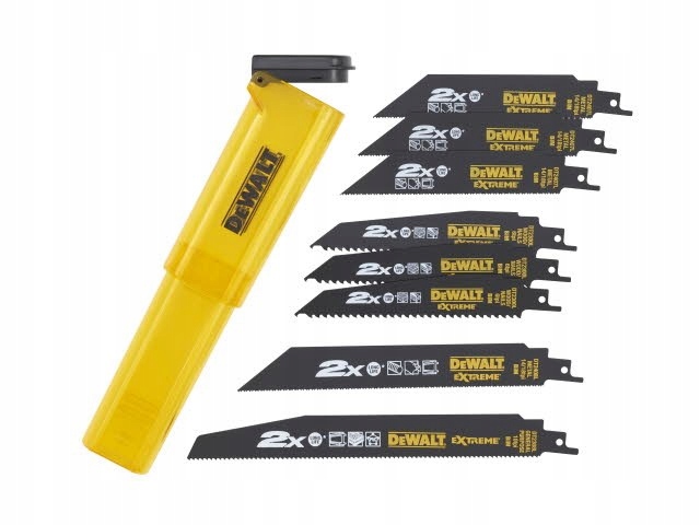 8 ks různých bajonetových pilových listů Extreme Dewalt [DT2443L-QZ]