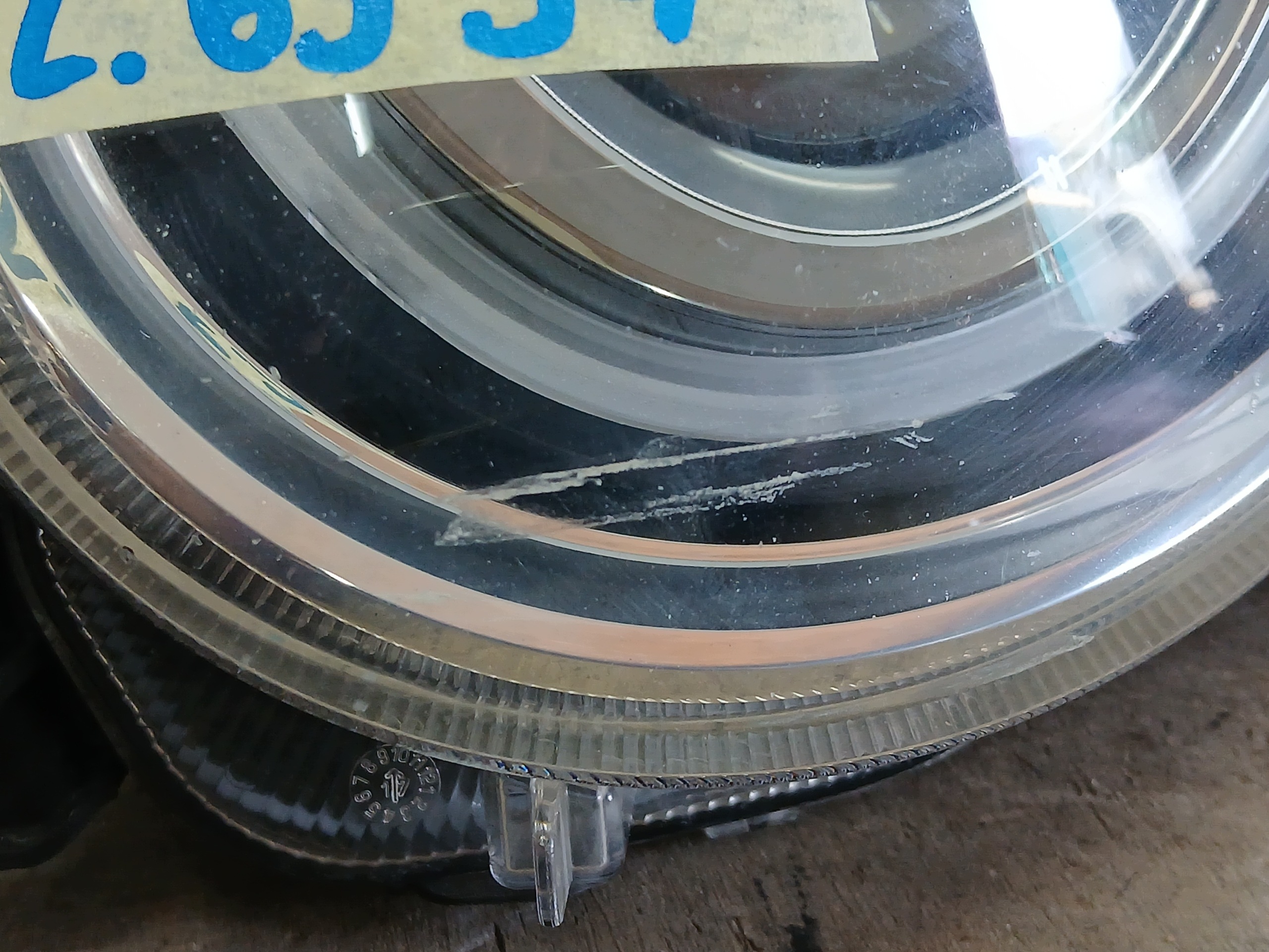 light front left FIAT 500 and 1 LIFT lens