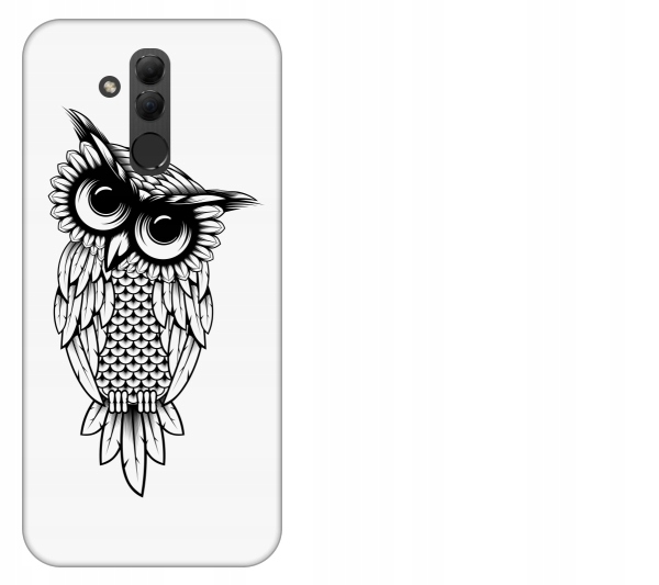 

Etui pokrowiec Huawei Mate 20 Lite Sowa