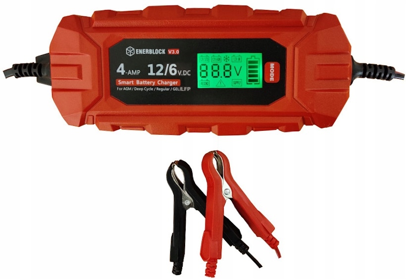 Automatická Nabíječka 12V 4A pro LiFePO4 baterie