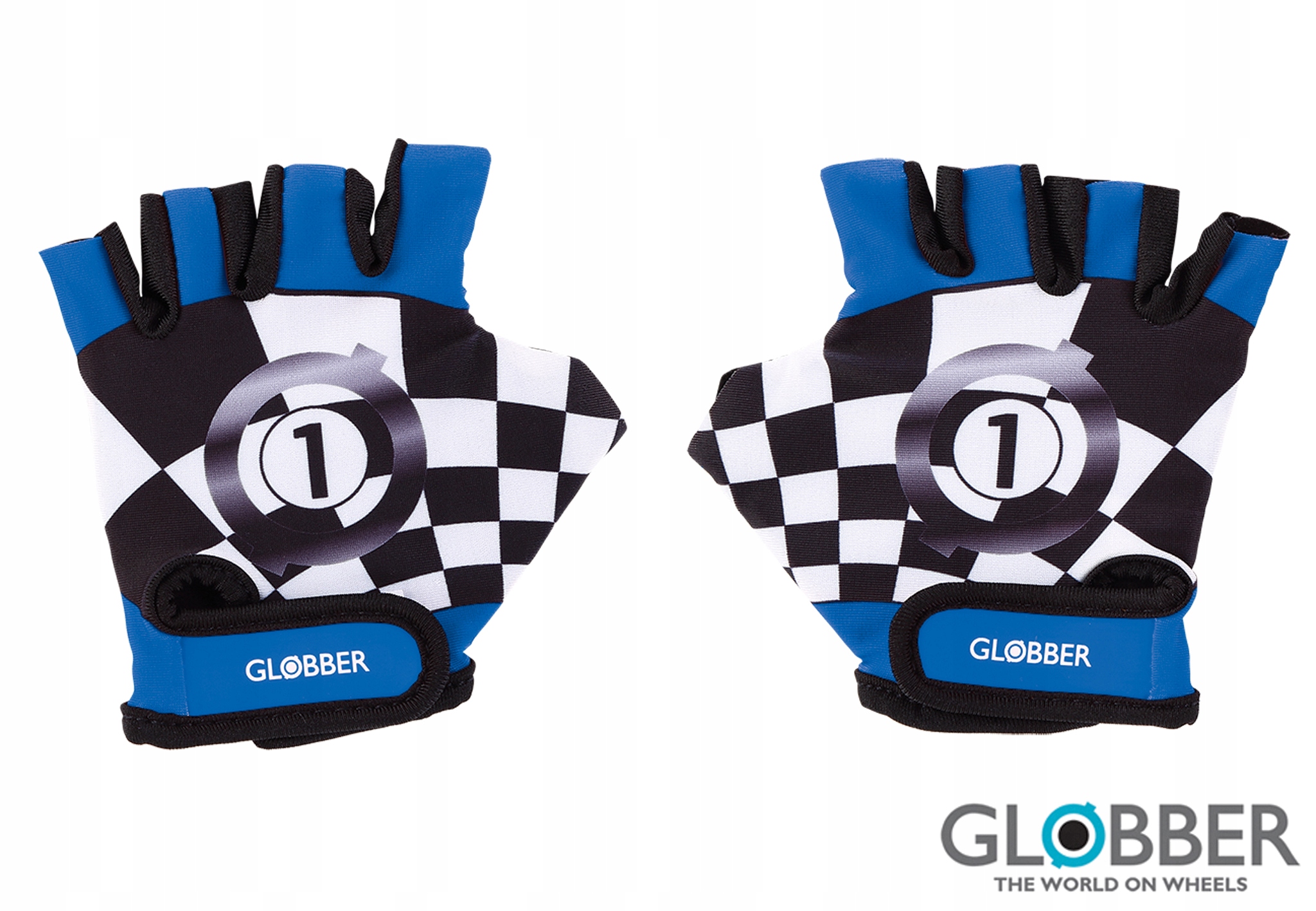 Globber Rękawice - Navy Blue - Racing XS