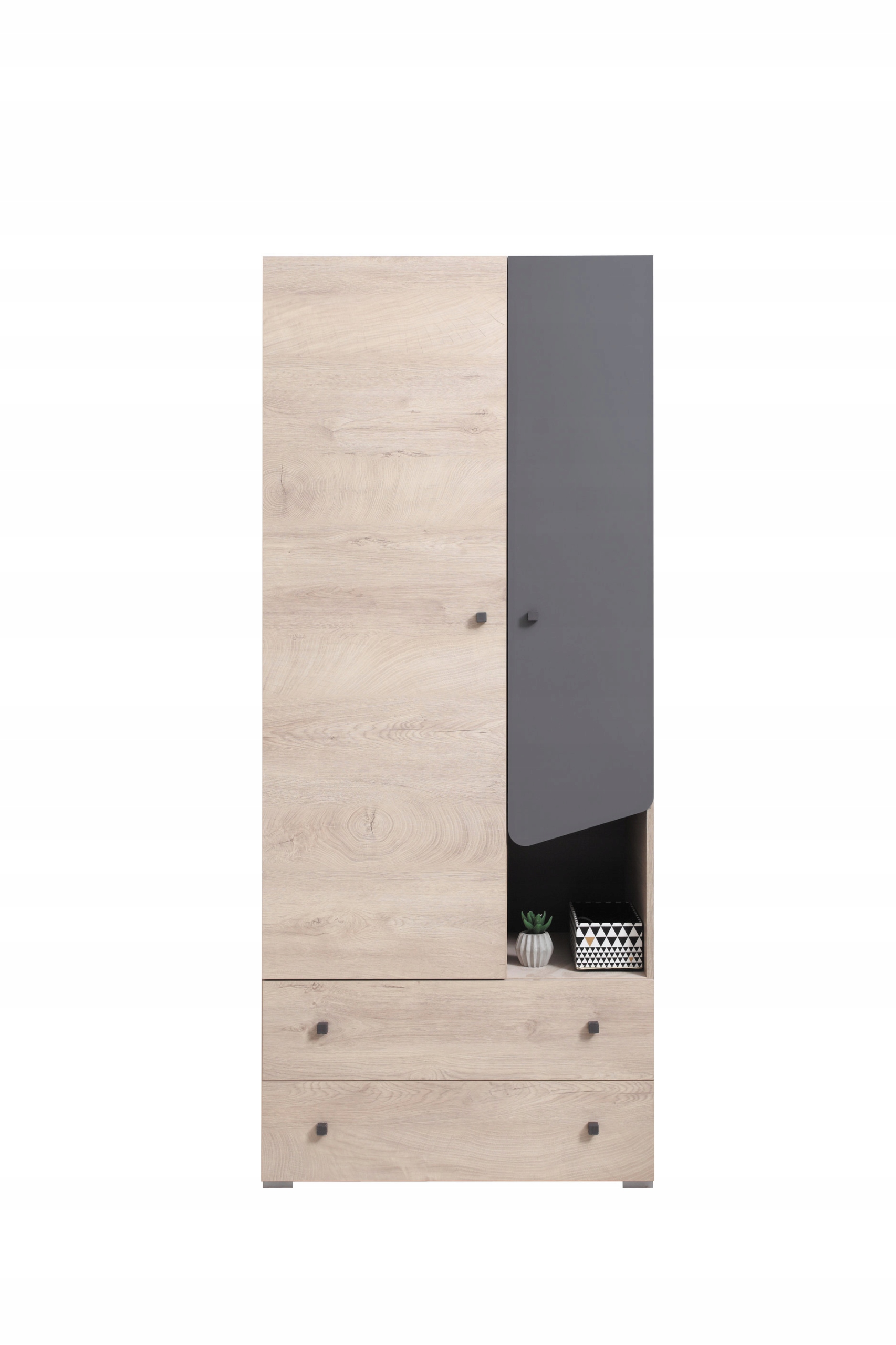 Skříň dvoudveřová Ravenna 80 cm Výklopné dveře Dub