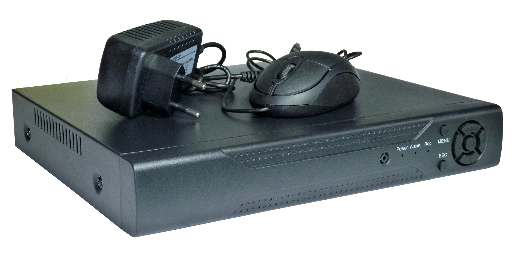 REJESTRATOR monitoring 4 KAMERY 1080p IP AHD 2 MPX