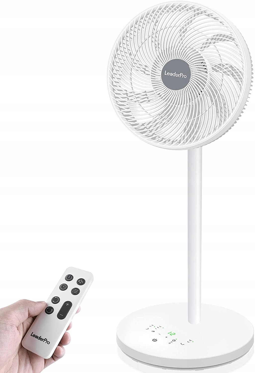 Wentylator przenośny LeaderPro DC 2w1 Bardzo cichy 12,8dB