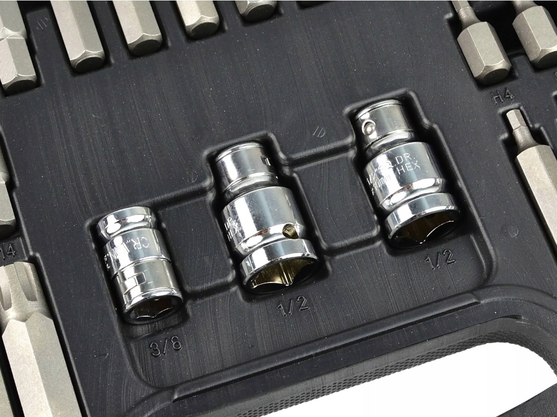 ZESTAW BITÓW 75SZT TORX IMBUS SPLINE HEX FALON Długość bitu 30mm 75mm