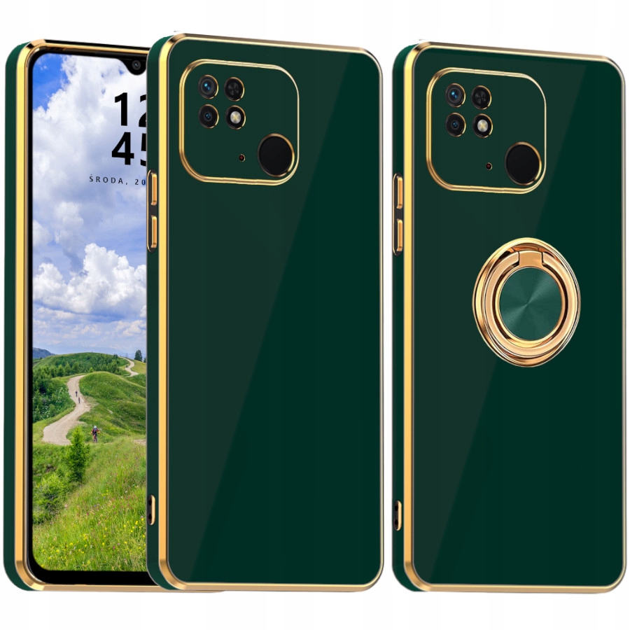 

Etui do Redmi 10C Glamour Szkło Ring