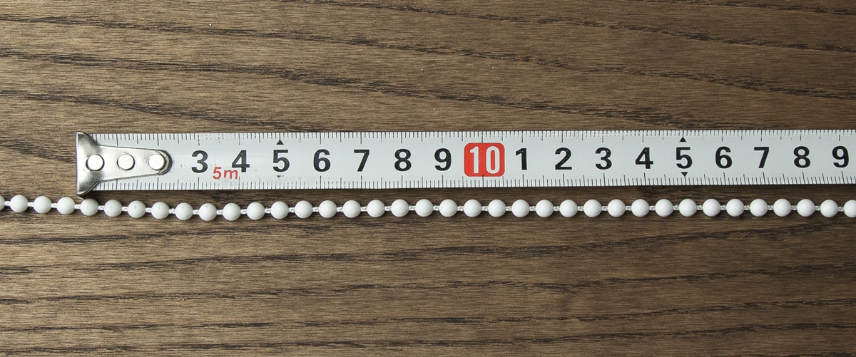 Łańcuszek kulkowy DO ROLET 4,5mm MOCNY 10mb Rodzaj łańcuszek