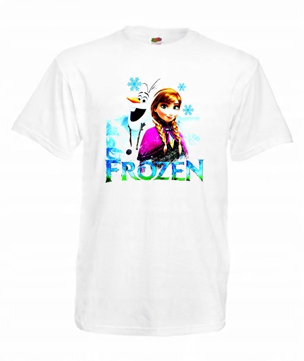 

M Koszulka Męska Kraina Lodu Frozen Elsa Olaf