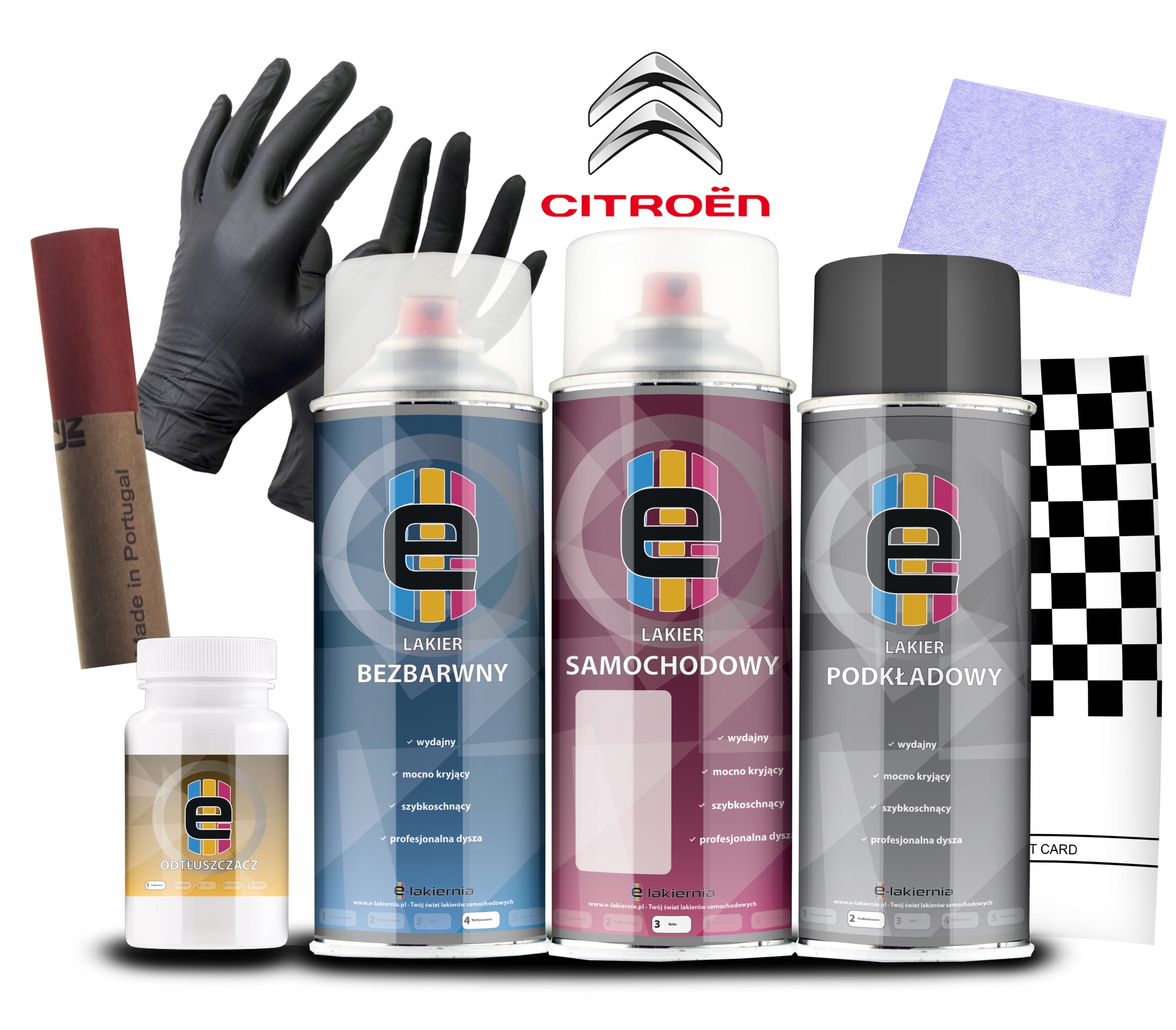 Pełny Zestaw Naprawczy Lakier Samochodowy Citroen Każdy Kolor W Sprayu