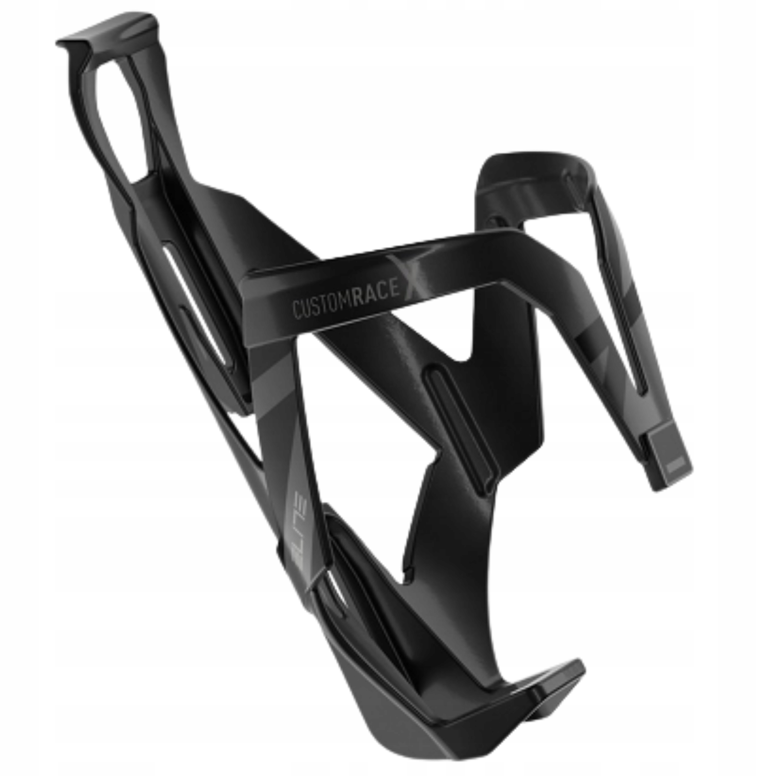 Koszyk na Bidon Uchwyt na Rower Elite Custom Race X Glossy Czarny