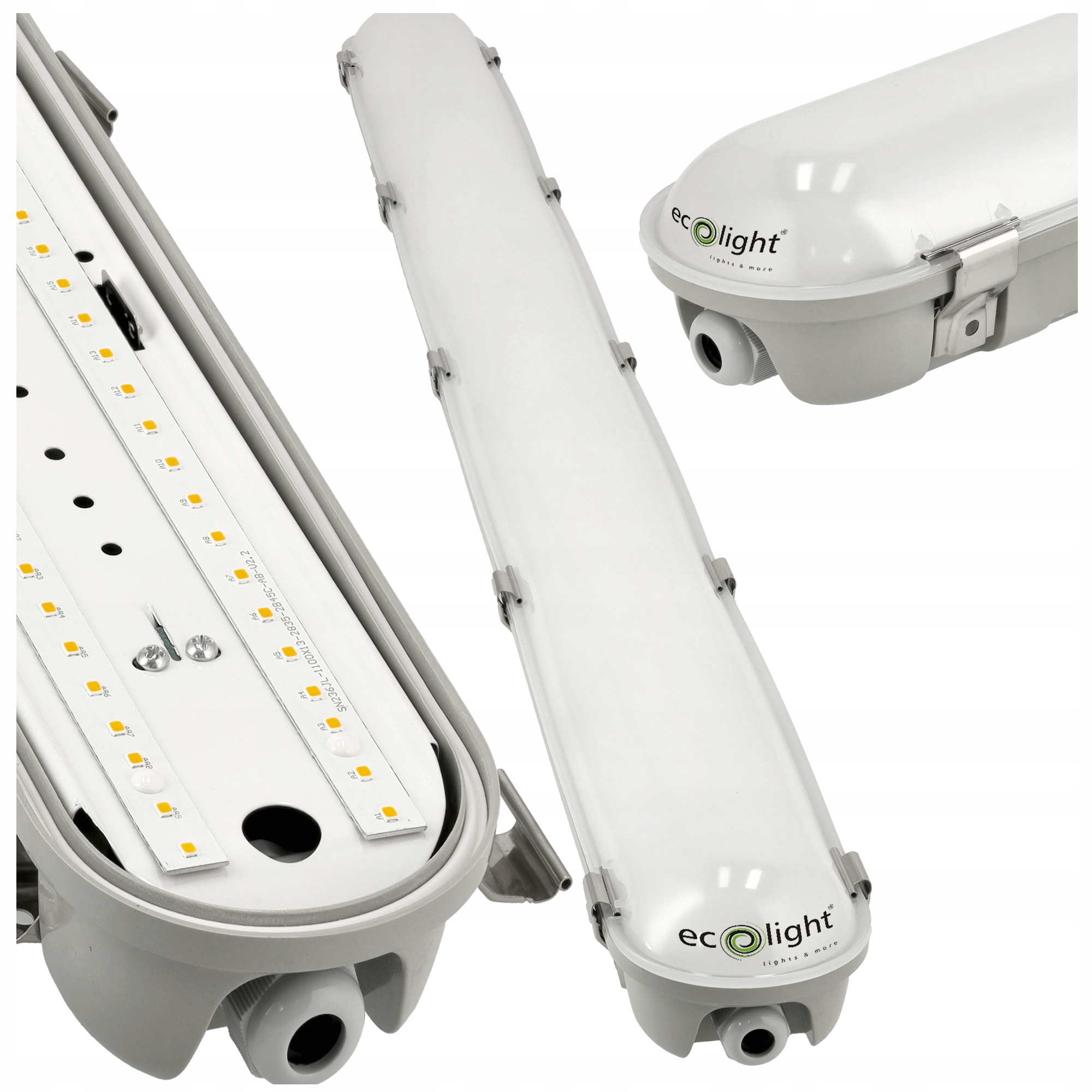 Lampa LED Hermetyczna 50W Do Garażu 6500lm MOCNA