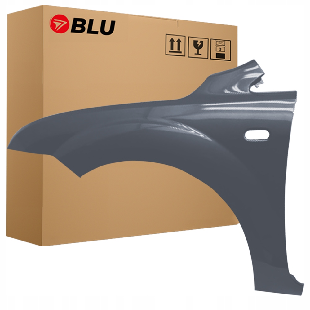 Blu Blatník Ford Focus MK2 2MWE levý šedý 04-08 přední MagnumGrey