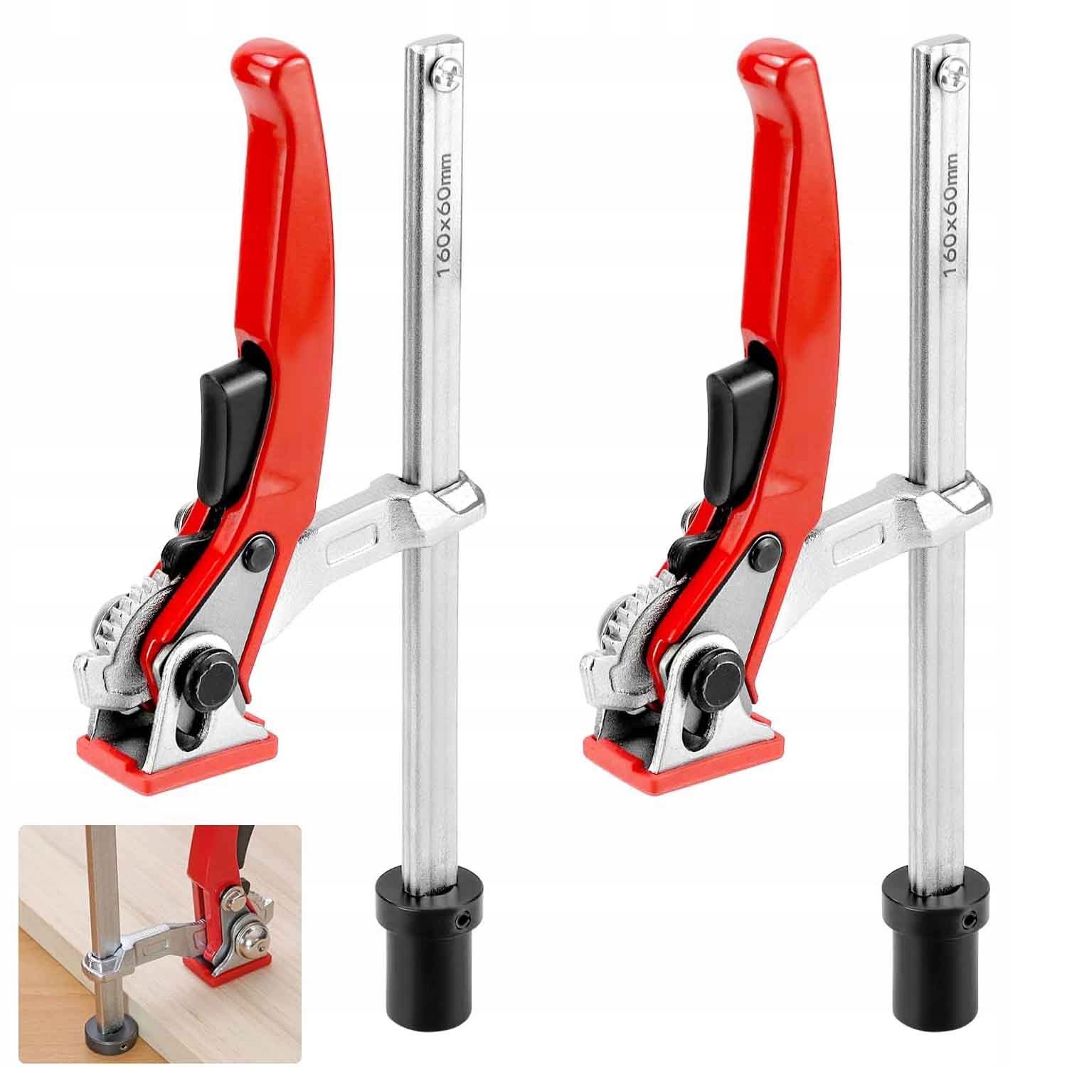 Truhlářský Přítlak Pákový Rychloupínací Montážní Svorka 160 MM 500N