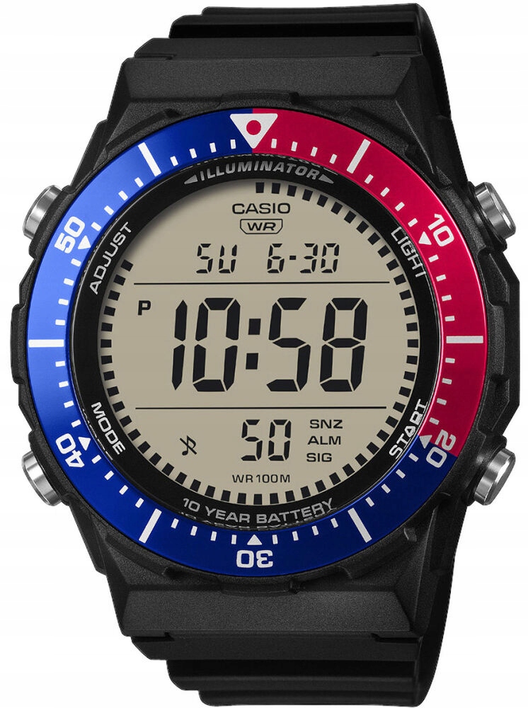 Zegarek sportowy Casio stoper timer