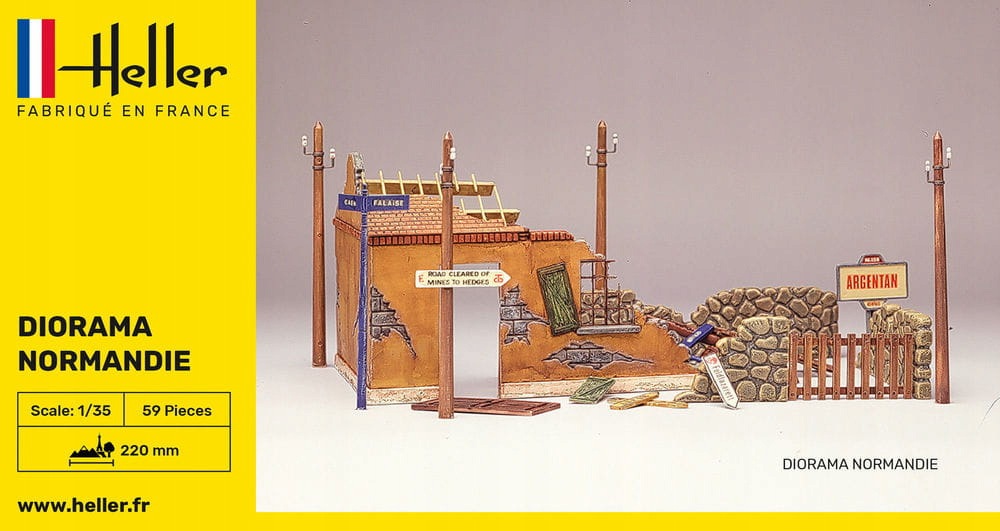 Normandie 1944 Diorama 1:35 Heller 81250