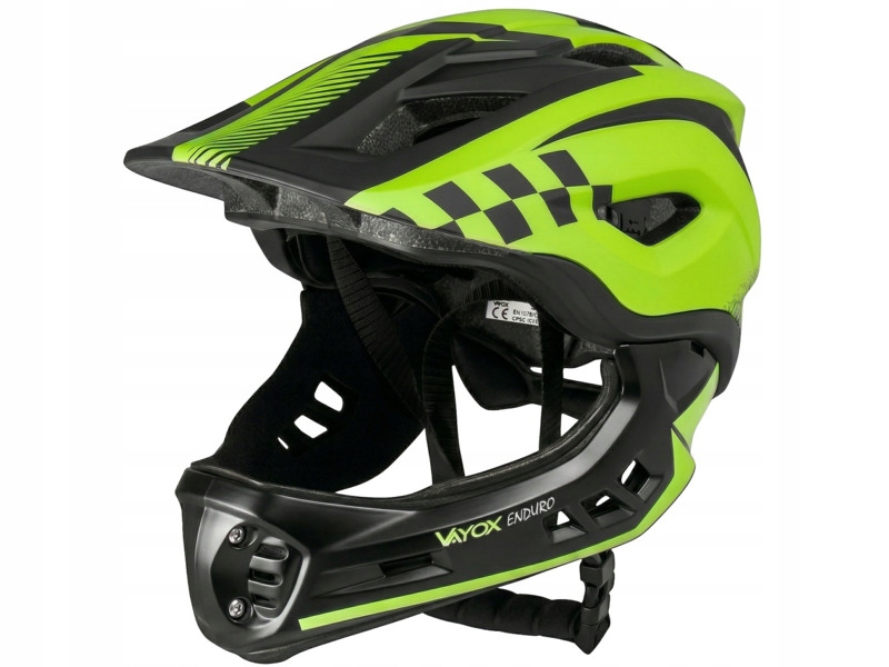Kask rowerowy Vayox Enduro VA0421GM Full Face z odpinaną szczęką rozmiar M