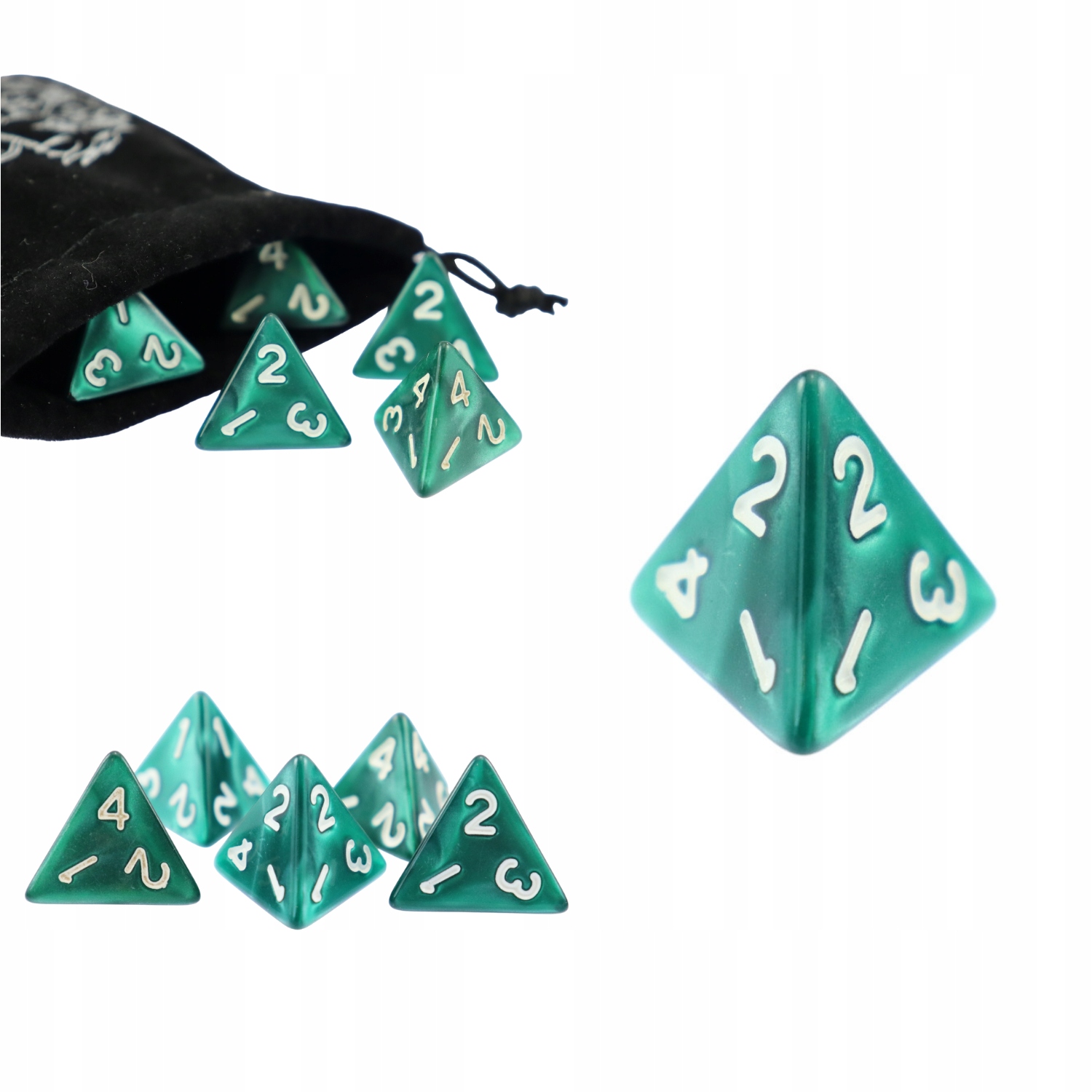 KOSTKA RPG KRÓL MORZAN KOŚĆ CZTEROŚCIENNA K4