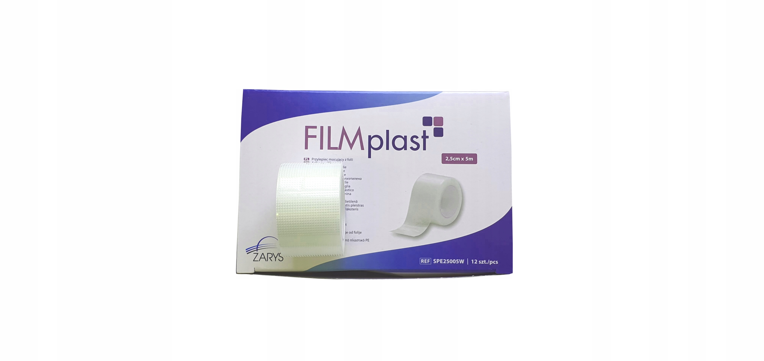 

FILMplast Przylepiec Plaster z foli 2,5cmx5m 1szt