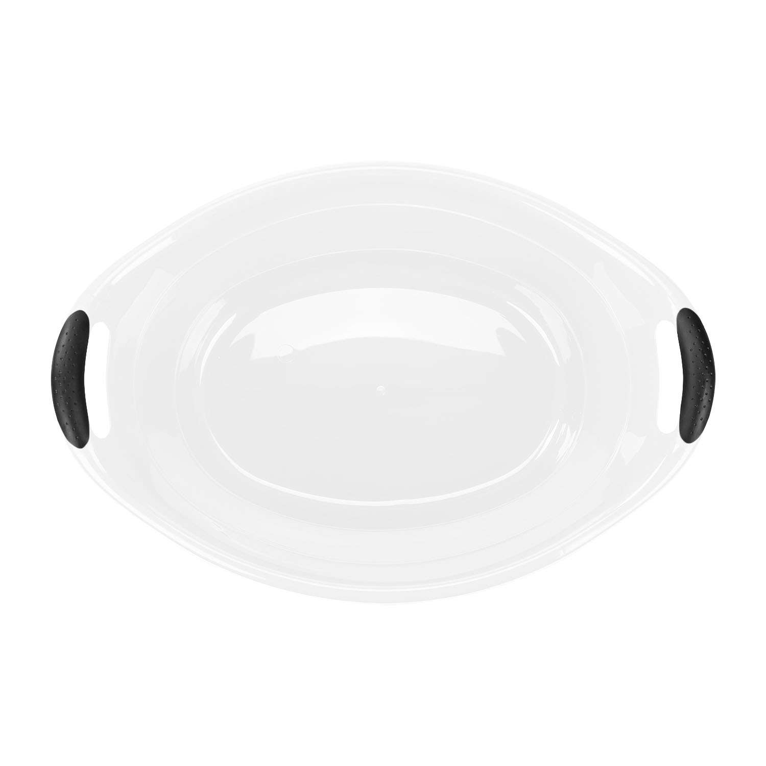 Miska 25L na pranie owalna 62cm biała Kształt owalny