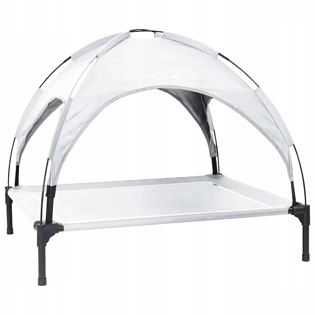 Levně Stříbrnošedý Pelíšek pro psy 104 x 86 x 84 cm, vhodný pro vnitřní i venkovní použití