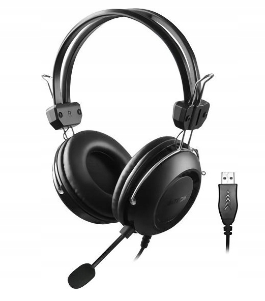 

Słuchawki Usb Z Mikrofonem A4TECH HU-35 Laptop