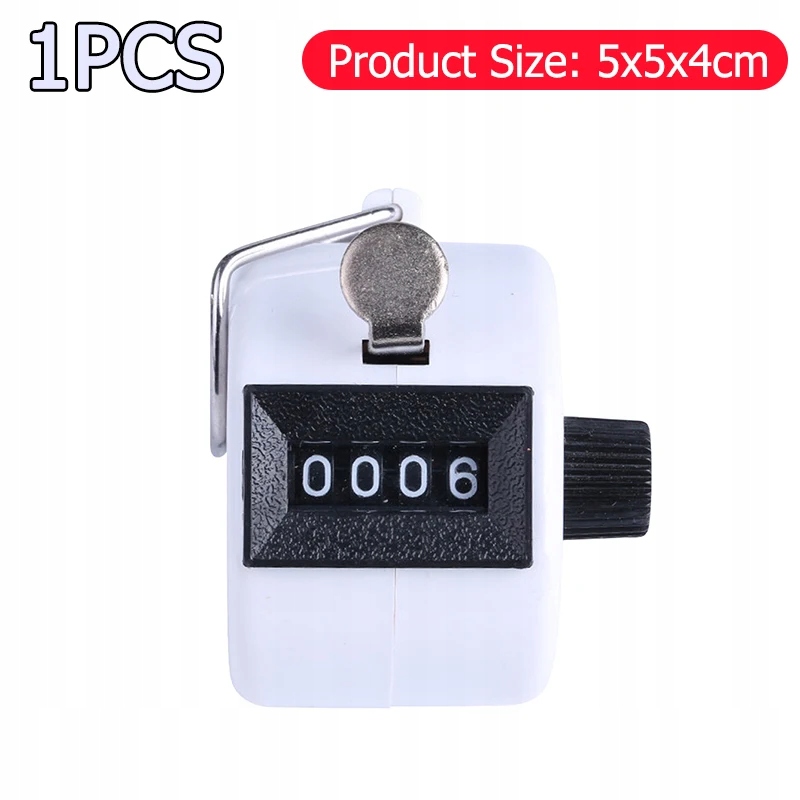 1-10Pc Clicker 4 Digit Number Counters Plastic Shell Hand Finger Display -  W015-kumks - 14519502952 