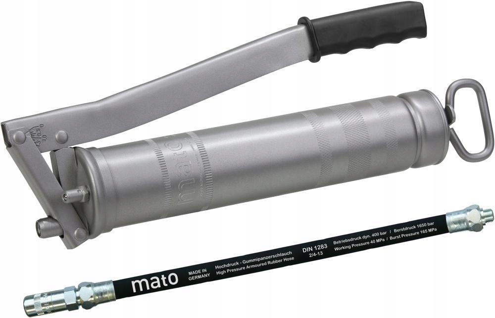 Maznice ocelová E500 s zúžením M10x1 náplň 400g/500g Mato